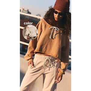 NWOT Free People Movement For The Win Sweatshirt Small (oversized)